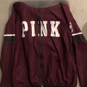 PINK Victoria's Secret Burgundy Jacket